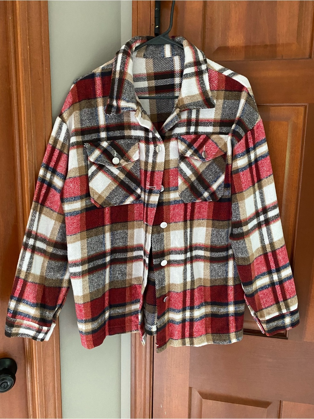 Women’s plaid shacket size large